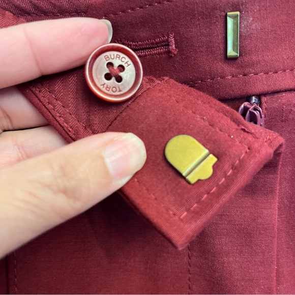 Tory Burch red burgundy Ankle pants - Picture 6 of 7